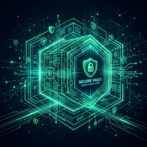 Digital Vault Illustration